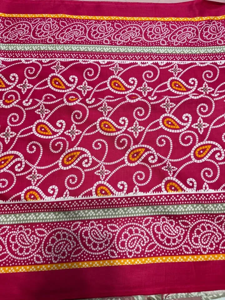 Pink Linen Chunri Print Dupatta / Shawl, photo 4 of 4