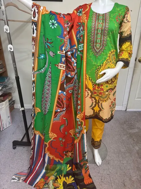 Branded Airjet Lawn Embroidered Dress