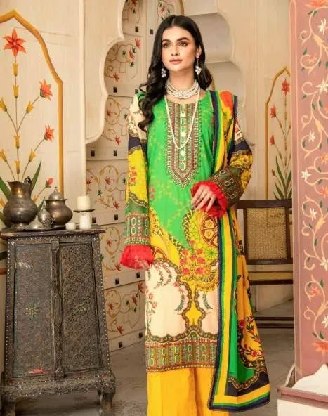 Branded Airjet Lawn Embroidered Dress, photo 6 of 6