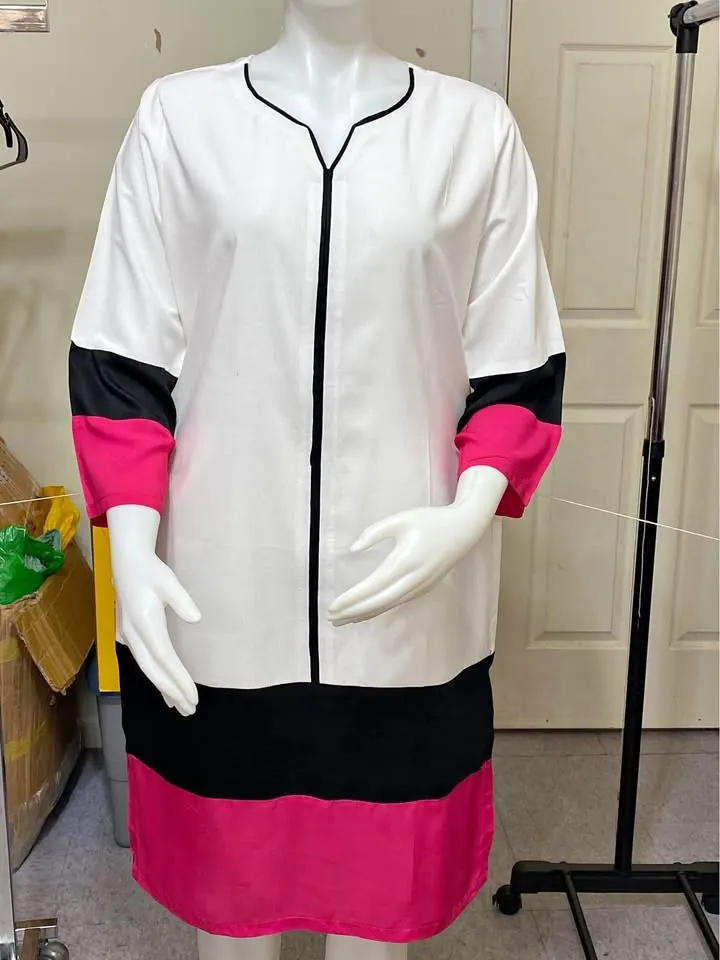 White Viscose Linen Kurti, photo 1 of 3