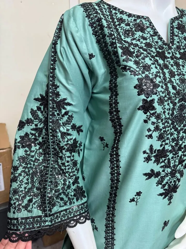 Cotton Party Wear Palazzo Dress, photo 4 of 5