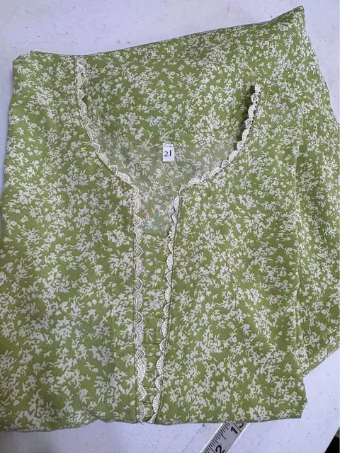 Green Georgette Stitched 2-Piece Suit, photo 3