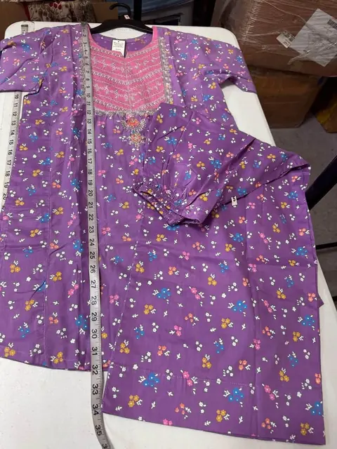 Purple Girls' 2-Piece Dress, photo 3