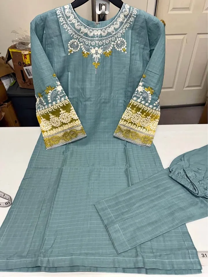 Grey Girls' 2-Piece Dress, photo 1 of 5