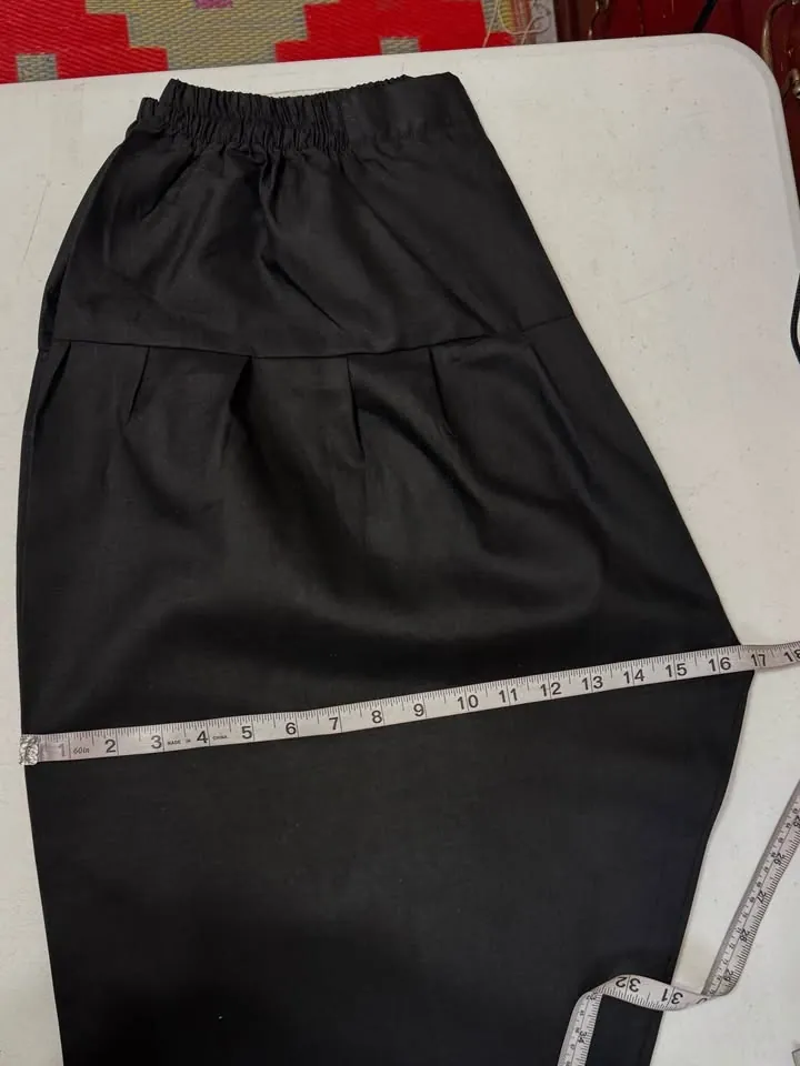 Black Cotton Ladies Shalwar / Pants, photo 5 of 5