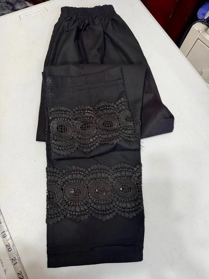 Black Stylish Cotton Pant, photo 4 of 5