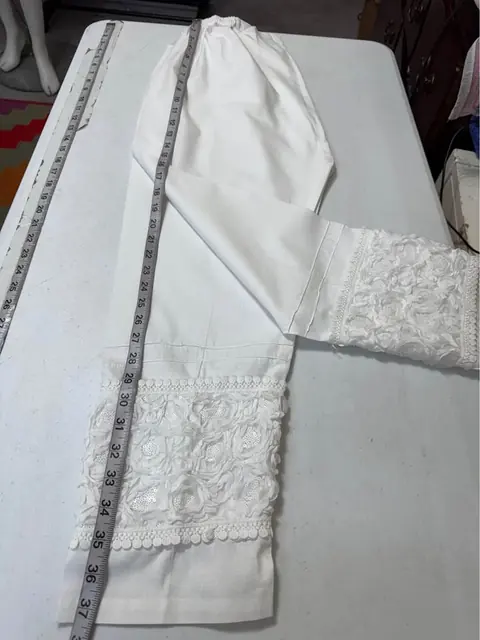White Stylish Cotton Pant, photo 5