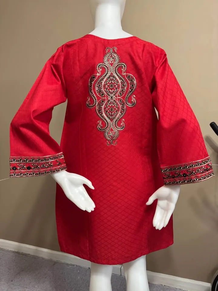 Cotton Embroidered Kurti / Top, photo 2 of 5