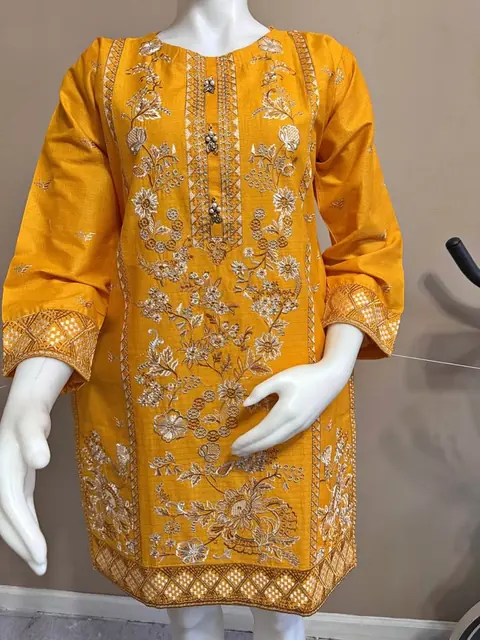Cotton Embroidered Kurti / Top