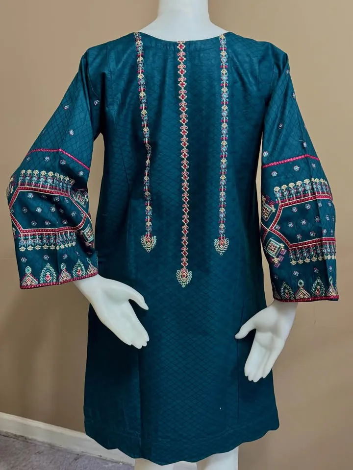 Cotton Both Sides Embroidered Kurti, photo 5 of 5