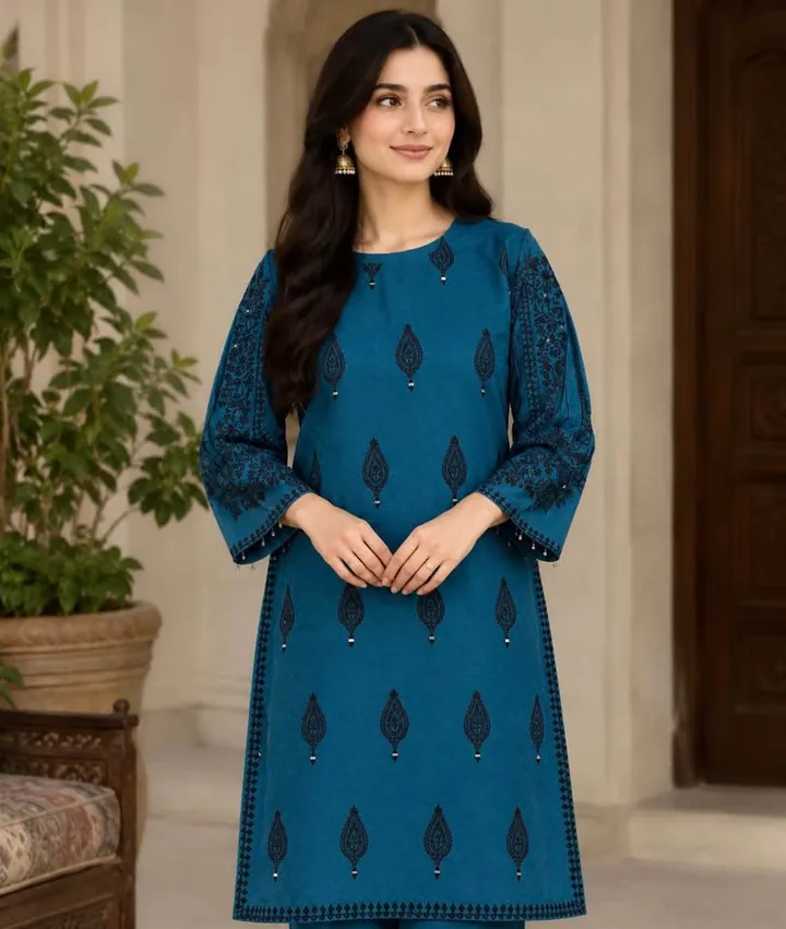 Cotton Embroidered Kurti / Tunic, photo 1 of 5