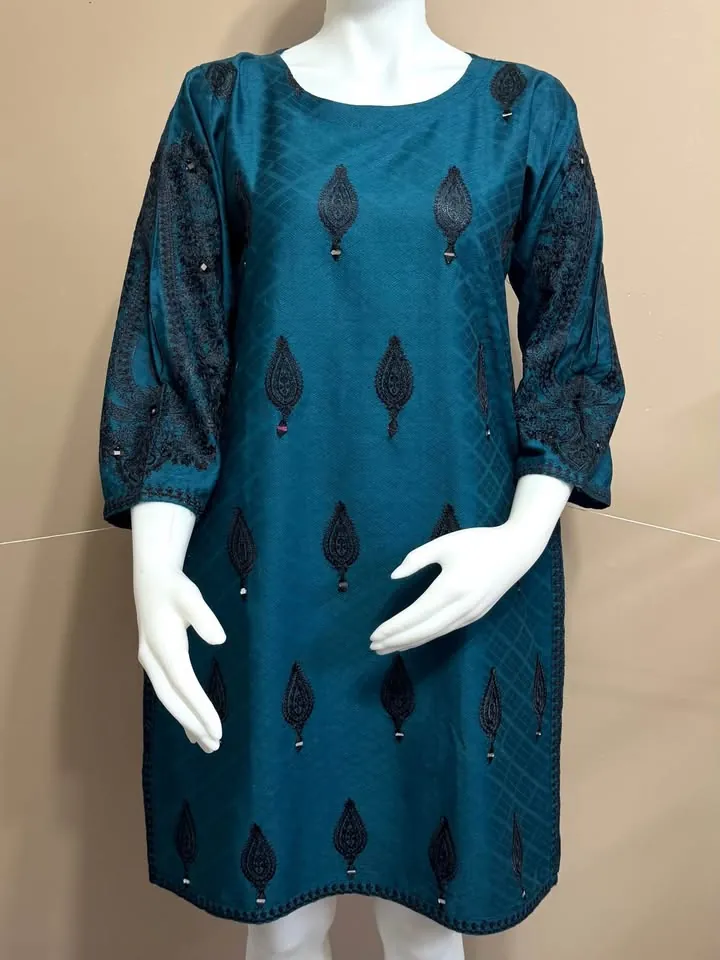 Cotton Embroidered Kurti / Tunic, photo 2 of 5