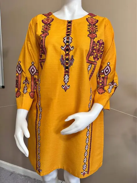 Cotton Embroidered Kurti / Kurta