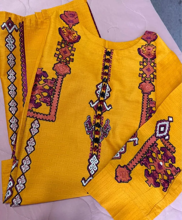 Cotton Embroidered Kurti / Kurta, photo 4 of 4